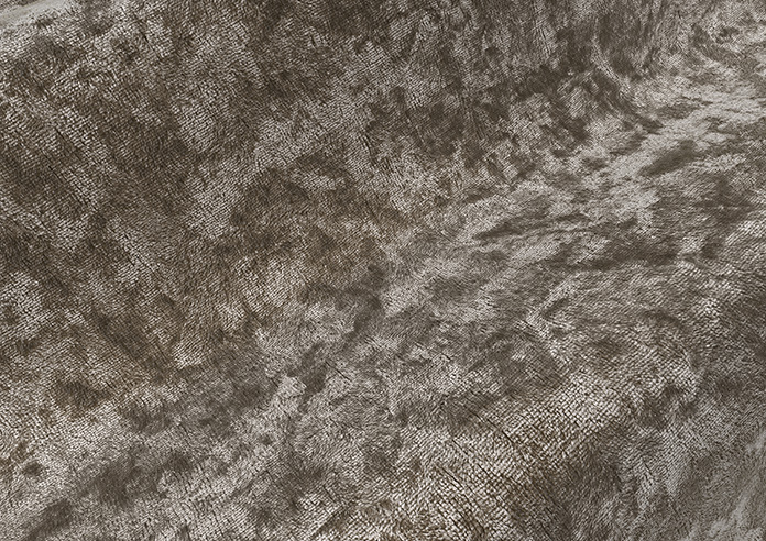 Cyrus Crushed Velvet, Latte - Roman Blind - Image 4
